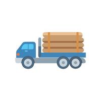 Icon of Logging Truck for Forestry vector