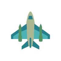 Innovative Military Jet Illustration for Digital Use vector