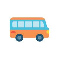 Functional Mini Bus Icon for Marketing Materials vector