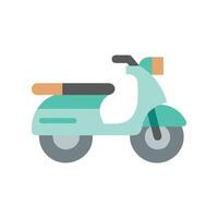 Compact Moped Graphic for City Life Concepts vector
