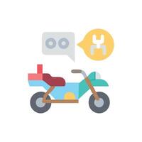Professional Motorcycle Repair Graphic for Workshops vector