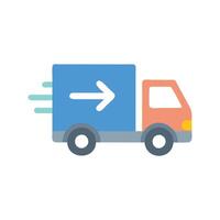 Multifunctional Moving Truck Graphic for Various Uses vector