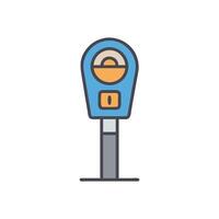 Efficient Parking Meter Graphic for City Development vector