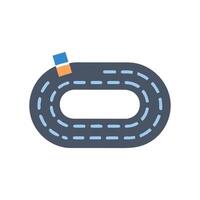 Distinctive Race Track Icon for Branding Purposes vector