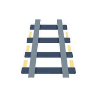 Reliable Railway Tracks Icon for Transportation Design vector