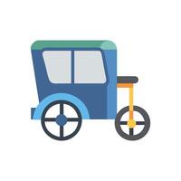 Creative Rickshaw Illustration for Marketing Use vector