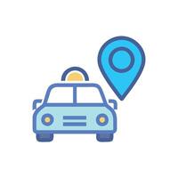 Distinctive Ride Sharing App Icon for Branding vector