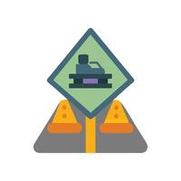 Essential Road Construction Icon for Infrastructure Projects vector