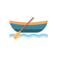 Unique Rowboat Icon for Nautical Adventures vector