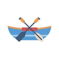 Delightful Rowboat Icon for Leisure Time vector