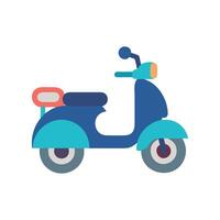 Stylish Scooter Icon for Modern Commuting vector