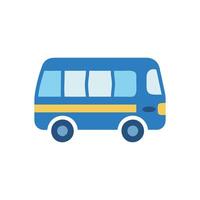 Charming Shuttle Bus Icon for Public Transport vector
