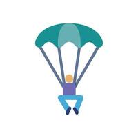 Exciting Skydiving Icon for Adventure Seekers vector