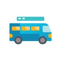 Comfortable Sleeper Bus Icon for Travel vector