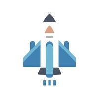Stylish Space Shuttle Icon for Cosmic Exploration vector