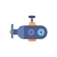Dynamic Periscope Icon for Sea Navigation vector