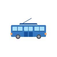 Creative Trolleybus Icon for Efficient Transport vector