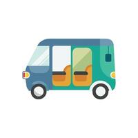 Dynamic Tuk Tuk Icon for City Rides vector