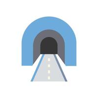Creative Tunnel Icon for Efficient Roads vector
