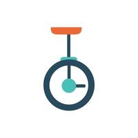 Playful Unicycle Icon for Fun Rides vector
