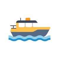 Dynamic Water Taxi Icon for Coastal Services vector