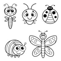 Engaging and Educational Bug-Themed Dot-to-Dot Page vector