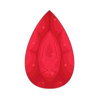 Illustration of Ruby shine vector
