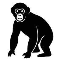 Abstract Chimpanzee Shape vector