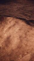 Aerial view of red Desert with sand dune video
