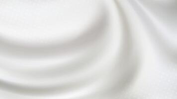 Abstract background with swirling white silk texture. vector