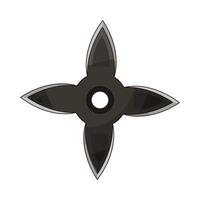 illustration of shuriken with sharpness vector