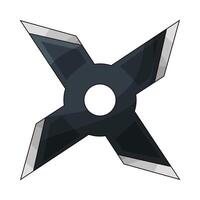The shuriken looked sharp illustration vector