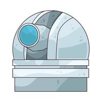 illustration of a Observatory vector