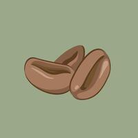 beans of coffee vector