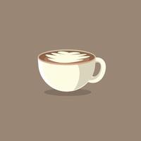 cup coffee latte design illustration vector
