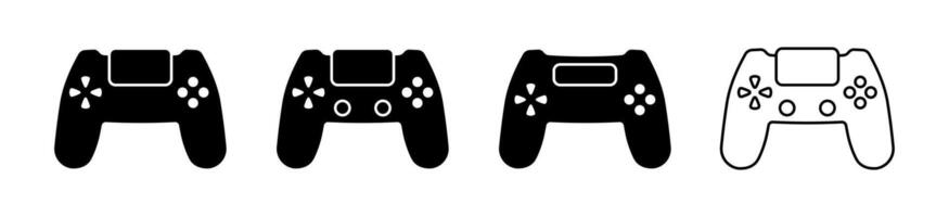 Gamepad icon. Controller. Gamepad set. vector
