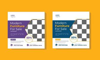 Modern business flyer template vector