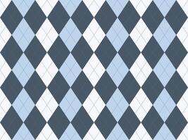 Elegant argyle pattern in soft blue and gray hues. Perfect for backgrounds, textiles, or stylish branding. Subtle yet sophisticated, this design offers a touch of classic charm. vector
