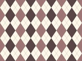 Elegant argyle pattern in muted mauve and brown tones. Perfect for backgrounds, textiles, or branding projects needing a sophisticated, classic feel. Subtle texture adds visual interest. vector