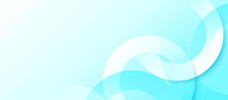 Abstract blue wave background with white lines vector