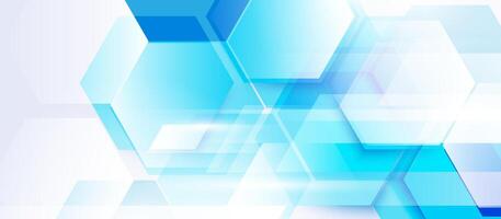 Abstract background with blue cubes vector