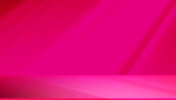 Pink fuchsia Background,Studio background of shadow, light on 3d podium for product design,Autumn Abstract background texture of window light effect on Hot pink wall and floor. for summer vector