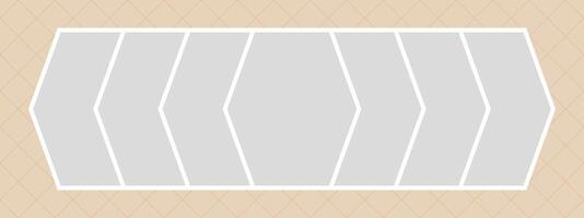 Picture grid layout abstract photo frames vector