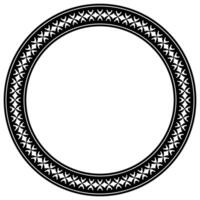 Vintage Ethnic Ornamental Frame with Elegant Border Design. vector