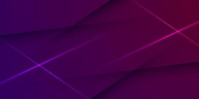 Abstract dark purple 3D background with overlap shadow and lights pattern. Modern design for graphic design. vector