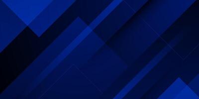 Abstract dark blue diagonal geometric 3D background. Overlap square and triangle shapes with line pattern. vector