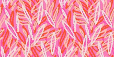 Abstract organic shapes pattern. hand drawn sketch. Colorful creative forms print on a dark background. Contemporary ornament. vector