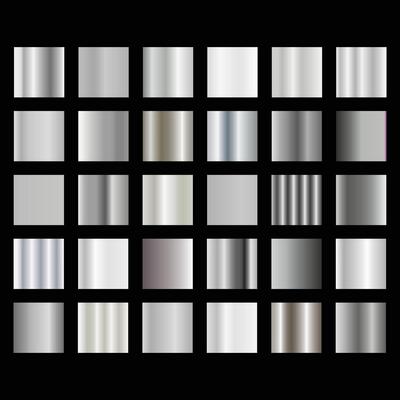 Silver Gradient Palette