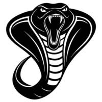 illustration of a cartoon snake vector