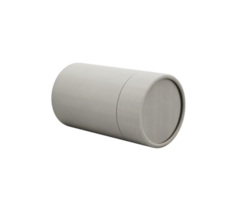 Sleek Paper Jar Cylindrical Container Box For Product Packaging Concept 3d Illustration png
